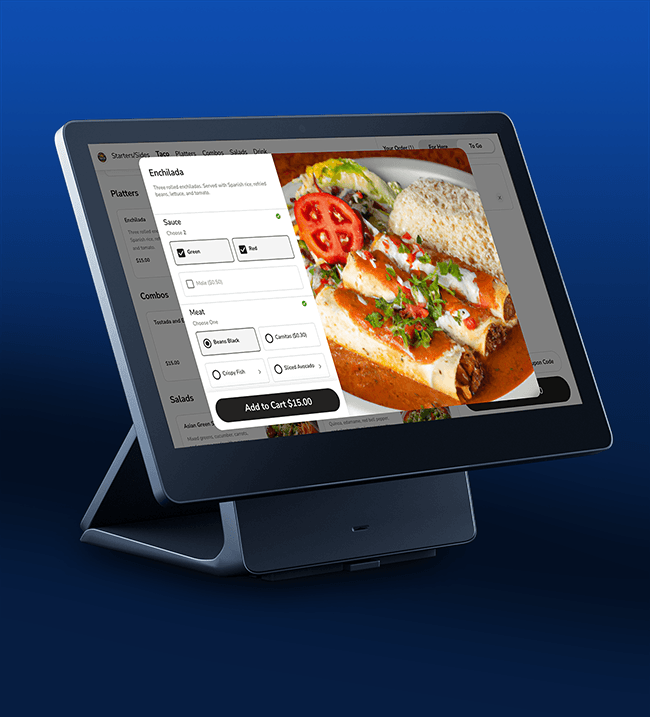 Shift4 self-order kiosk
